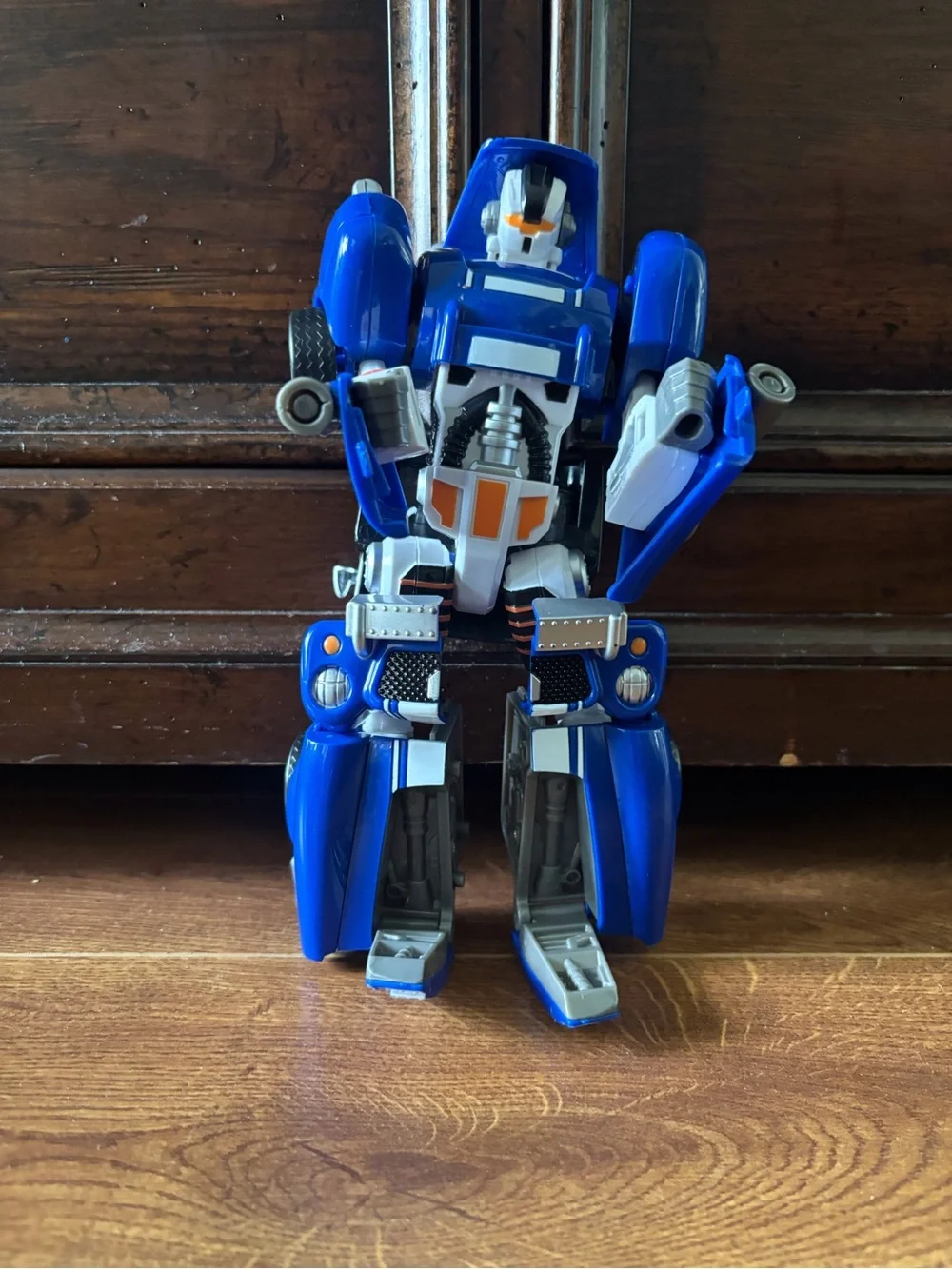 Blue Convertible Toy Car for Kids - transformer